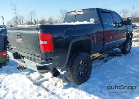 2015 GMC Sierra 2500Hd Slt из США, поврежденный, VIN 1GT12ZE86FF159385